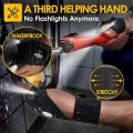 PARIGO LED Flashlight Gloves, Stocking Stuffers for Men Gift for Dad Husband Grandpa, Cool Gadget Christmas Birthday Gifts for Men s Him Boyfriend Guy Car Repairing Fishing Camping Reading Light. 