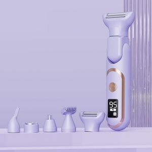 Electric Female Epilator Leg Body Hair Removal Device Bikini Trimmer Five In One Multi-Functional Painless Full Body Household Portable Hair Removal Device