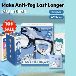 Anti-fog Lens Wipes Glasses Cleaner Wipe Pre-moistened Spectacles Wipe