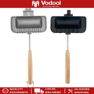 Easy-Clean Double-Sided Sandwich Pan Non-Stick Skillet for Gas Stove and Baking