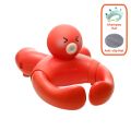 MiniJones Baby Standing Bath Support Wall-Mounted Bathtub Shower Stand for 9+ months Adjustable Height & Non-slip Mat. 