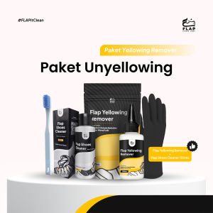 Flap Shoe Shoes Cleaner Care - Pembersih & Unyellowing Yellowing Remover Penghilang Kuning Sepatu