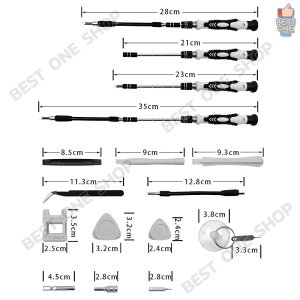 A219 ชุดไขควง 115 in 1 ชุดไขควงอเนกประสงค์ ไขควงซ่อมโทรศัพท์มือถือ ซ่อมคอมพิวเตอร์ ชุดไขควงเปลี่ยนหัว กระเป๋าไขควงแบบพกพา