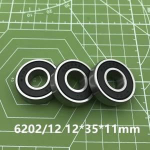 Axk 2pcs 6202/12 Non-standard Special Deep Groove Ball Bearings 6202/12-2rs 6202 12*35*11mm Roulement A Bille Rodamientos