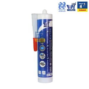 กาวยาแนว อะคริลิค แด๊ป W-500 สีขาว ยืดหยุ่นสูง ไม่แตกร้าว ใช้งานง่าย ได้งานไว