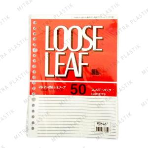 Kertas Loose Leaf A5 isi 50 lbr Kertas Binder Koala 50s