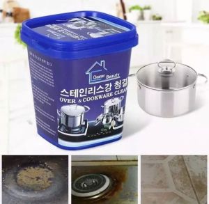 Krim Penghilang Kerak Panci Korean Cream Cleaner Beauty Pasta Pembersih Noda Gosong Karat Stainless Wajan Kuali Kompor bisa cod gratis ongkir