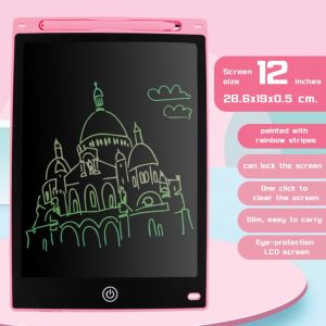 8.5/12/16"Inch Writing Tablet LCD Drawing Pad Erasable Tablet Digital Notepad Suitable For Children