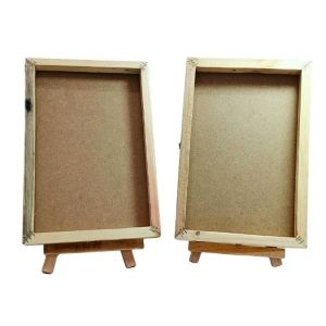 Frame Pigura Kayu Ukuran 20x30 Jati Belanda Canvas Prakarya