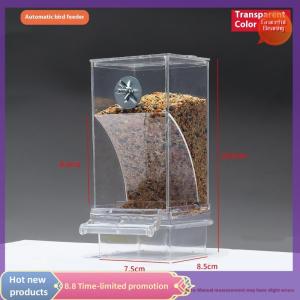 Graceful Công suất lớn chim trung chuyển Hộp chống giật gân chim thực phẩm quả bền Vẹt ăn hộp cho chim vừa nhỏ