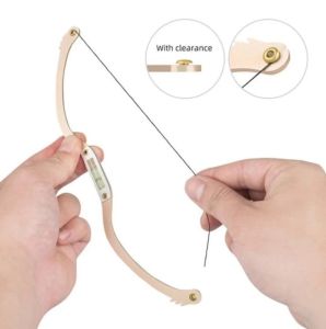 BENANG PENGGARIS ALIS MEMBENTUK POLA SULAM ALIS AGAR MUDAH PRESISI / CETAKAN BENANG ALIS HORIZONTAL BEAD MAPPING RULLER / PENGGARIS SULAM ALIS