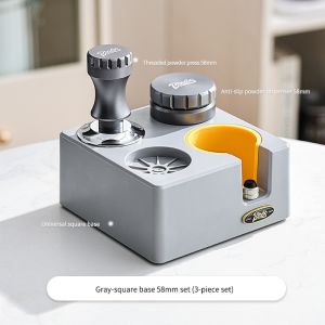 BINCOO Coffee Powder Dispenser Base Italian Multifunctional Storage Device Powder Press Powder Receiving Ring Coffee Utensil Set