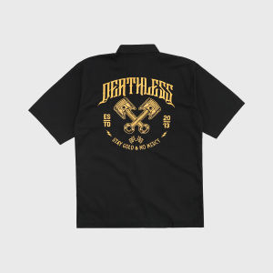 DEATHLESS WORKSHIRT | TWINPISTON | KEMEJA BORDIR