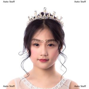 [COD] Auto Stuff ที่คาดผมมงกุฎสีเงินสำหรับผู้หญิงใหม่2023มงกุฎคริสตัลเกาหลีแฟชั่นชุดวันเกิดประดับพลอยเทียมเครื่องประดับผม