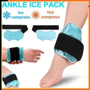 1PCS Ankle Ice Pack for Injury Reusable Ice Pack Gel Foot Hot Compress Hot Pack Cold Pack 熱敷袋