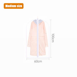 Fypo Clothes Hanging Fypo Garment Dust Bag Moisture Barrier Bag Dust Cover Suit Coat Bags Waterproof Dust-proof Clothes Protector Hanging Organizer Wardrobe Storage Bag Dress