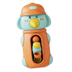 Baby Bath Bathtub Toys for Toddlers 1 2 3 Years Old Boys Girls Cute 3D Duck Waterwheel Bath Toys Swimming Bathroom Strong Suckers Water Scoop Fun Water Toys