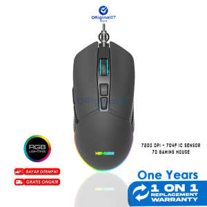 Mouse Komputer PC Laptop Nemesis HK400 7D RGB Gaming Mouse