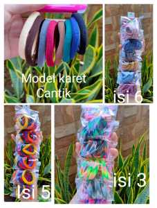 Floline Ols - Ikat Rambut Karet Wanita Bahan Lentur Bagus Import