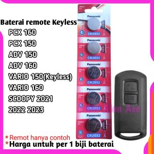 Baterai batre remot motor Honda VARIO 150 160 batu baterai remot keyless