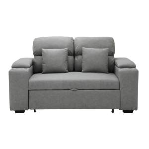 SB Design Square โซฟาเบด รุ่น Thiago สีเทา (181x102x103 ซม.)