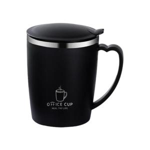 Thép du lịch cốc có nắp đậy cốc Cà Phê chai nước tay cầm thoải mái cho trong nhà ngoài trời sử dụng thường nhật