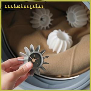 [Duola] 5PCS Reusable Silicone Laundry Ball Clothes Hair Cleaning Tools Pet Hair Remover Washing Machine Cat Hair Catcher Laundry Ball
