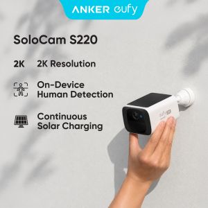 Anker eufy Security S220 SoloCam Solar Security Camera 2K Resolution - T8134