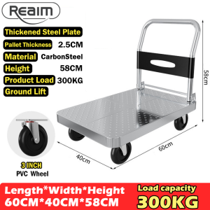 Trolley Cart 1000KG Wheels Heavy Duty Hand Trucks Push Cart Heavy Duty Foldable 1000kg Aluminum Multifunctional