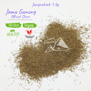 Daun Jungrahab Kering 1kg atau Ujung Atap - Jung Rahab Asli Hutan !