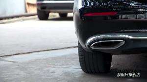 For Benz A B C E GLA GLC GLE GLS CLS Class Stainless Steel Car Rear Exhaust Muffler Cover Trim Tail Throat Frame