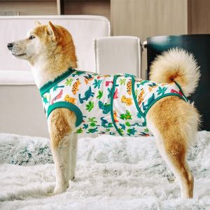 RGFV Breathable Dog Recovery Suit High Elasticity Comfort Fit Dog Sterilization Suit Pet Spay Suit Warm Dog Anxiety Vest Wound Care