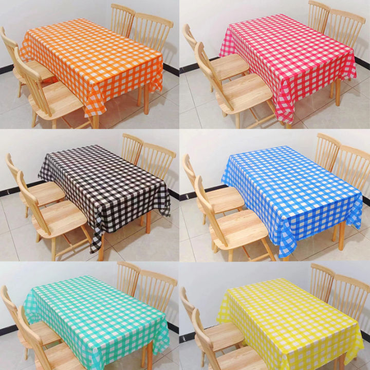 [TM Store]💖[HOT SALE]🎈🎈 Red Black Checkered Disposable Tablecloth ...