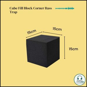 🎧Cube Corner Bass Trap 15cm x 15cm x 15cm | Room Quality Upgrade