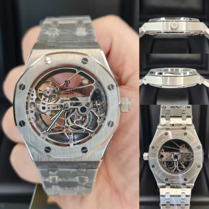 Jam Tangan Pria Audermars Piguet Commet Skeleton Automatic Lazada Indonesia