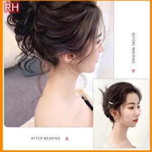 🔥🔥🔥ranghe Synthetic Curly Bun Messy Claw Chignon Clip Elastic Hair Scrunchies Hairpieces Donut Updo Hair Pieces For Women