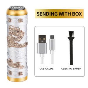 Cammuo Máy Cạo Râu Du Lịch điện cầm tay Máy cạo râu quay có thể sạc lại máy cạo râu điện cho nam