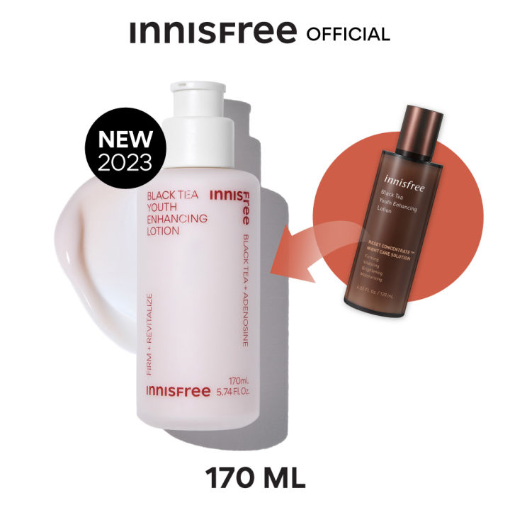 innisfree Black Tea Youth Enhancing Lotion (170ml) อินนิสฟรี แบล็คที
