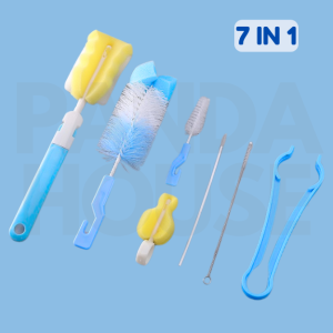 Barang Baby Silicone Brush 360 Degrees Rotate Milk Bottle Cleanning Brush Botol Susu Berus PANDA HOUSE