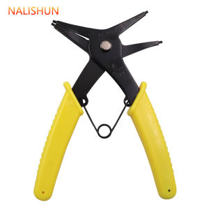 Multi-purpose Circlip Pliers Multi-function Two-in-One Dual-Purpose Circlip Pliers Internal and External Bending Spring Disassembly and Assembly Circlip Pliers Internal and External Calipers多用卡簧钳