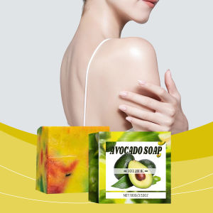 EELHOE Avocado Soap Gentle cleansing hydrating delicate nourishing cleansing oils refreshing and beautifying the body Bar Soap Moisturizing Womens Bar Soap