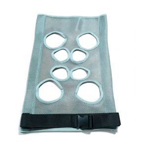 ER52858 Cat Bath Restraint Bag Anti Scratch Pet Trimming Fixed Bag Breathable with Hooks Pet Grooming Cleaning