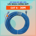 Dây mạng CAT 6 bấm sẵn 2 đầu 50m / 45m / 40m / 35m / 30m / 25m / 20m / 15m / 10m (Dây internet lõi nhựa chống đứt). 