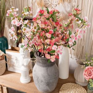 ANGY  Real Touch Artificial Begonia Flowers Lifelike Elegant Simulation Malus Flowers Photography Props Handmade Fake Flowers Home Office Decor