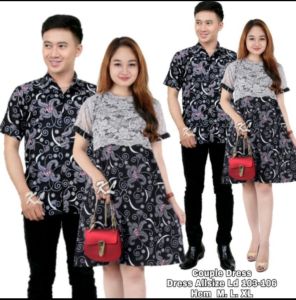 Batik Couple Sarimbit Motif Slogan & Maggar