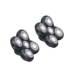 5 Head Shaver Heads 2PCS Shaver Blade Heads Shaver Replacement for Electric Razor Shaving Bald Tool Head and Face Electric Razor Shaver Head Not Fit for Remington Razors and Skull Rotary Razors