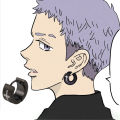 Anime Tokyo Revengers Surrounding Takashi Mitsuya Earrings Cartoon Character Cos Decoration Accessories. 