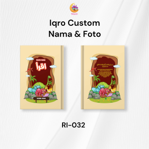 Buku Iqro Anak Milenial Custom Nama Dan Foto Full Color Kado Ulang Tahun Hadiah Souvenir - Istiqomah
