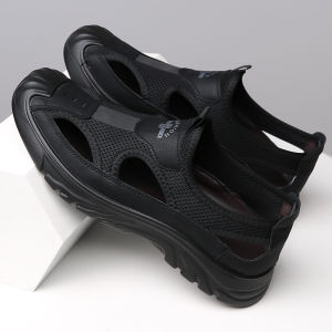 Korean rubber sandals for men Beach Shoes casual sandals for men walking shoes outdoor sandals Thick Bottom sandals for men