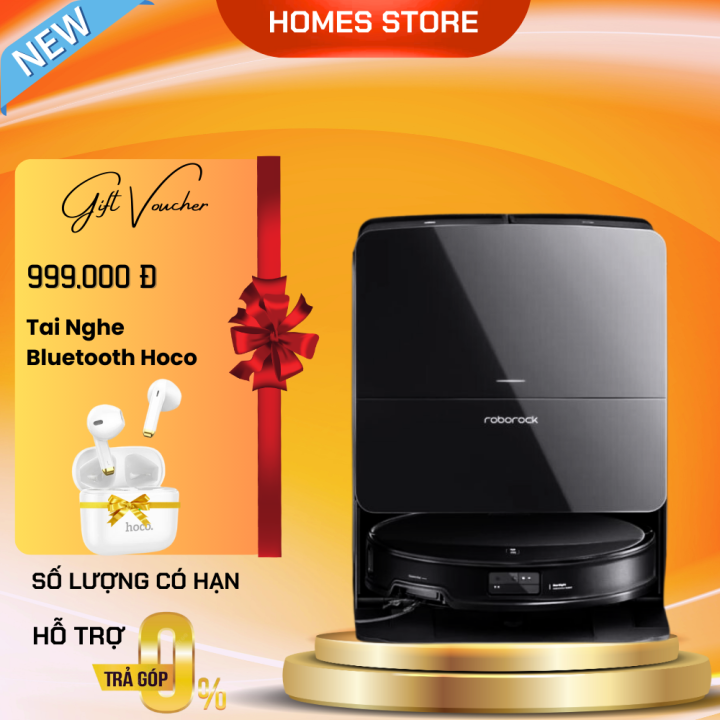 Robot Hút Bụi Lau Nhà Roborock Saros 10R Xòe Giẻ, Lực Hút 19.000 Pa - Hàng Chính Hãng